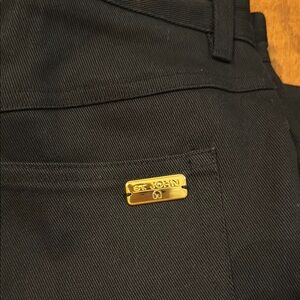 NWOT St. John signature Jeans Black Straight Leg   4